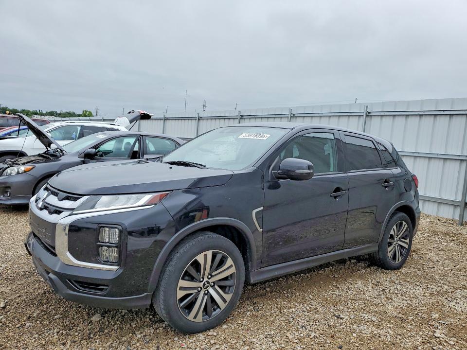 2020 Mitsubishi Outlander VIN JA4AP4AU4LU028383 COPART salvage auction — HAIL, Ia - Cert Of Title-Salvage Title, sold $4,000 on 2026-07-15 (photo 1)
