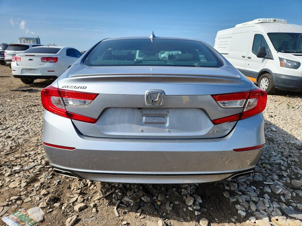 2020 Honda Accord VIN 1HGCV1F37LA030196 COPART salvage auction — FRONT END, Il - Salvage Certificate, sold $7,100 on 2026-07-24 (photo 6)