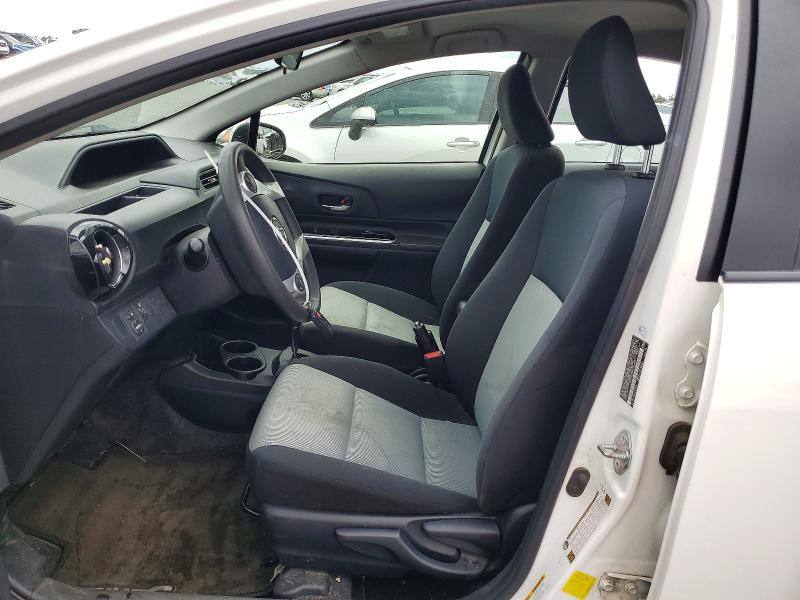 2016 Toyota Prius c VIN JTDKDTB30G1126532 COPART salvage auction — FRONT END, CA - SALVAGE CERTIFICATE, sold $1,500 on 2026-07-14 (photo 7)