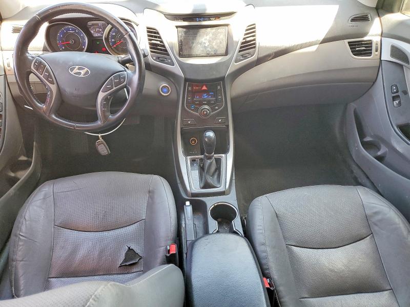 2014 Hyundai Elantra VIN KMHDH4AE6EU085868 COPART salvage auction — SIDE, Az - Cert Of Title - Salvage, sold $1,850 on 2026-07-02 (photo 8)