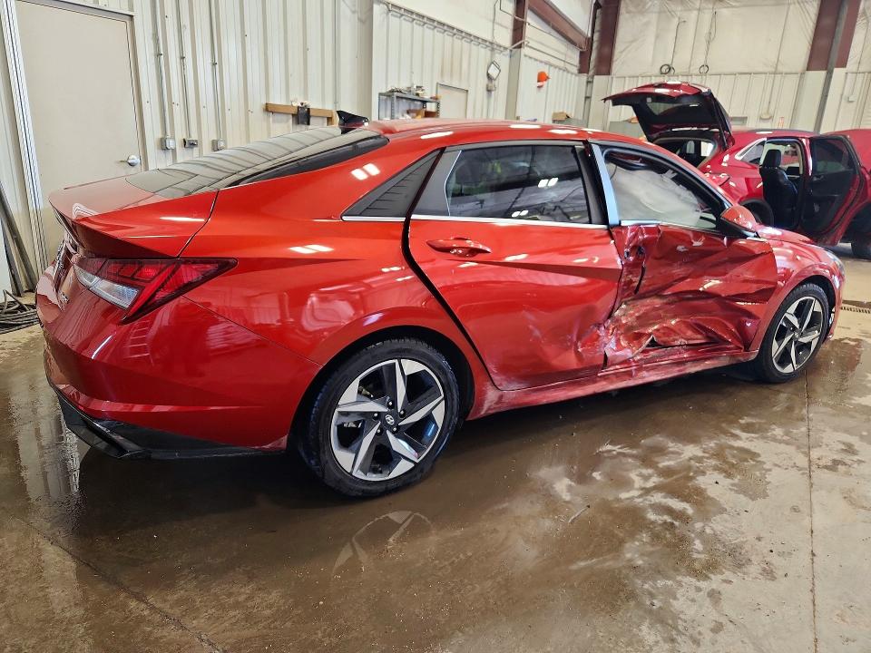 2021 Hyundai Elantra VIN KMHLP4AG4MU071322 COPART salvage auction — SIDE, Wi - Junked Vehicle Bill Of Sale, sold $4,200 on 2026-07-27 (photo 3)
