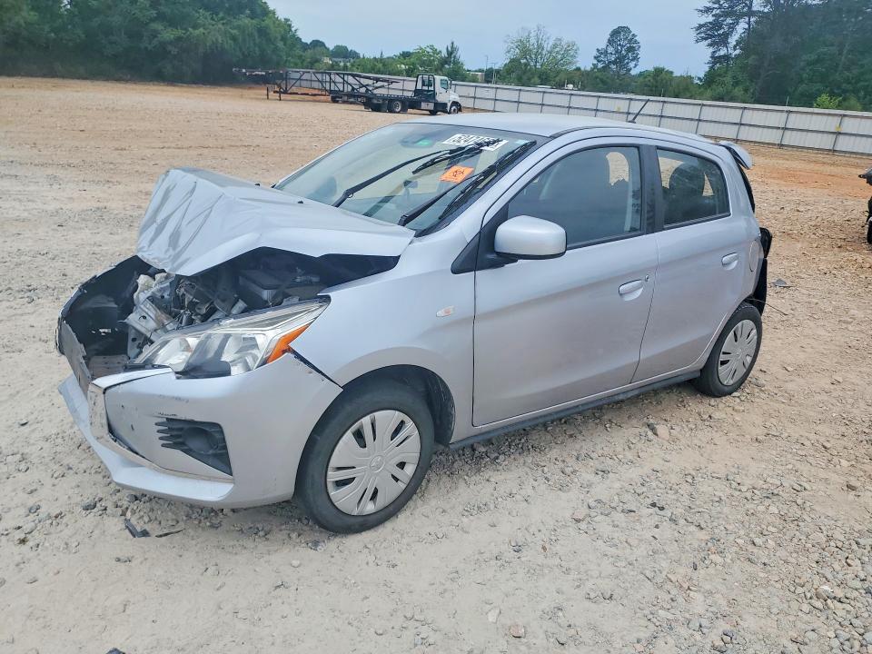 2022 Mitsubishi Mirage VIN ML32AUHJ3NH004663 COPART salvage auction — REAR END, Fl - Certificate Of Destruction, sold $525 on 2026-07-13 (photo 1)