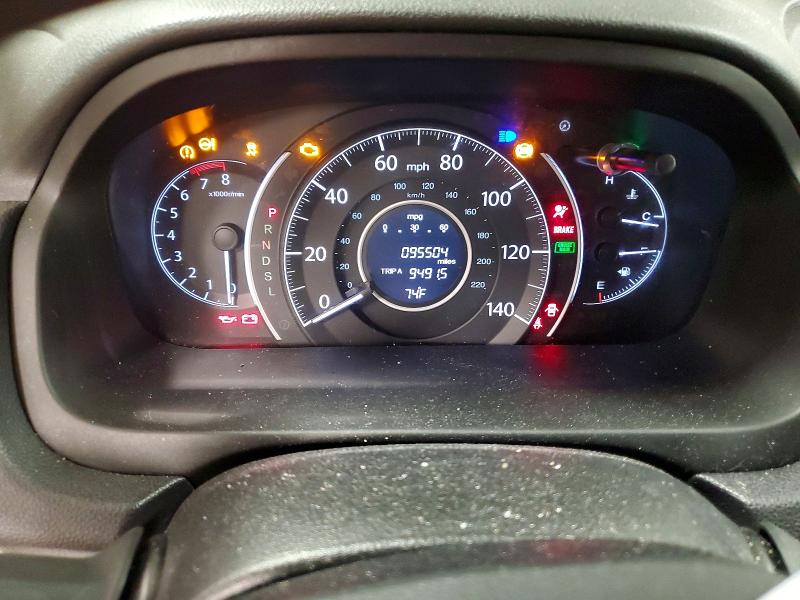 2015 Honda Cr-v VIN 2HKRM4H54FH622356 COPART salvage auction — FRONT END, Oh - Cert Of Title-Salvage, sold $2,150 on 2026-07-02 (photo 9)