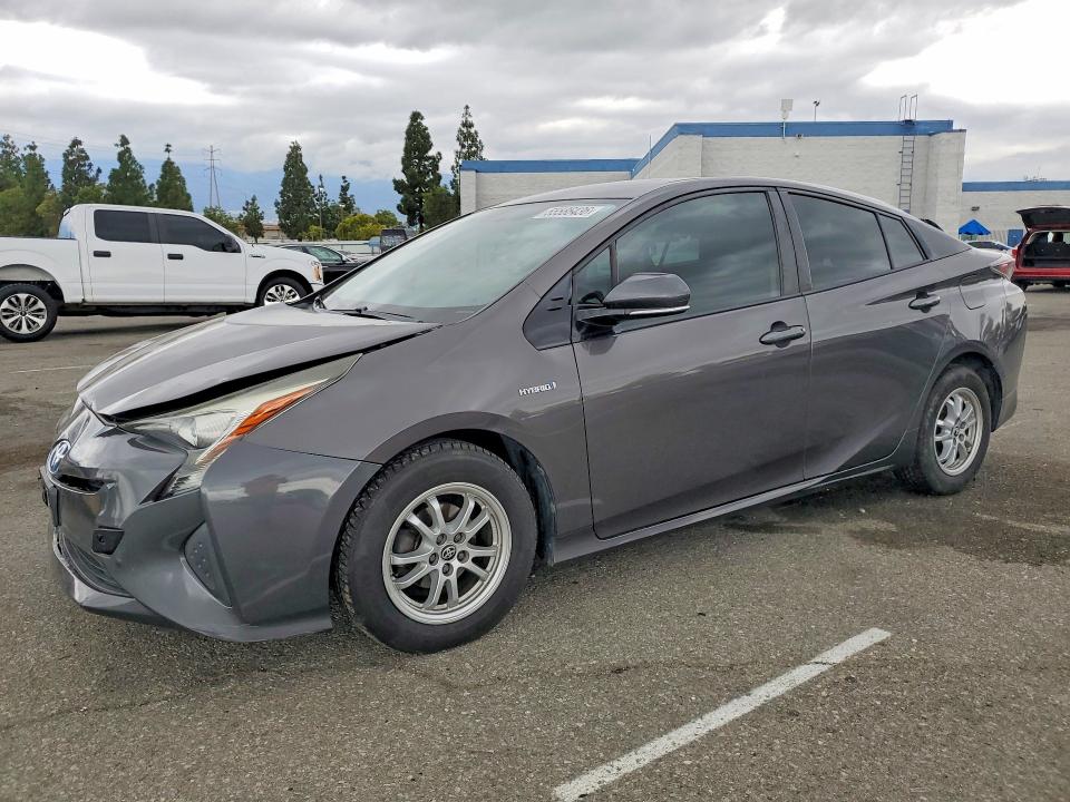 2016 Toyota Prius VIN JTDKARFU7G3513792 COPART salvage auction — FRONT END, Ca - Salvage Certificate, sold $2,050 on 2026-07-15 (photo 1)