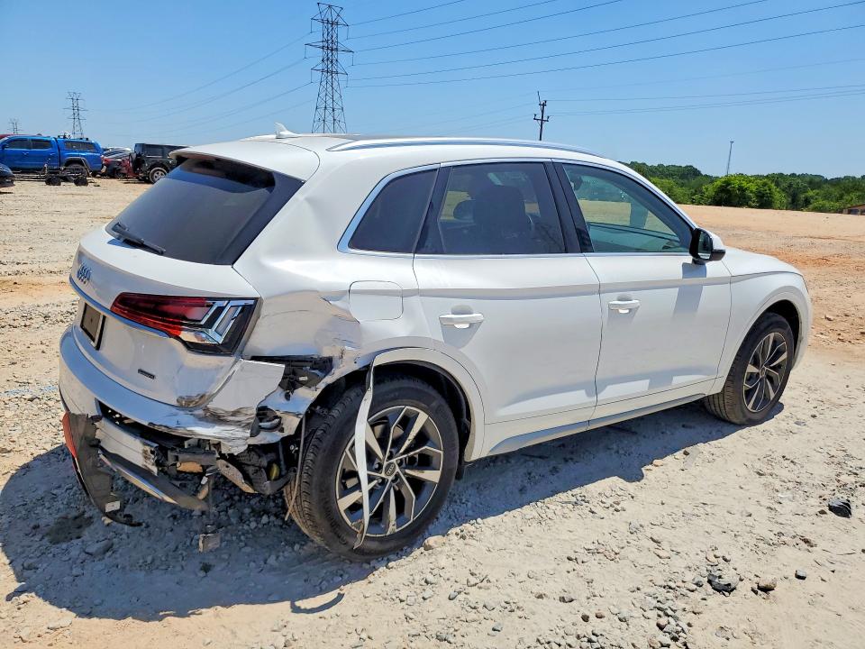 2021 Audi Q5 VIN WA1AAAFY1M2008004 COPART salvage auction — REAR END, Nc - Salvage Certificate Of Title, sold $225 on 2026-07-27 (photo 3)