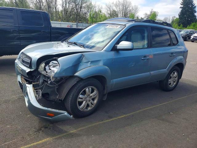 2007 Hyundai Tucson VIN KM8JN72D17U635774 COPART salvage auction — FRONT END, Or - Salvage Title Certificate, sold $450 on 2026-07-06 (photo 1)