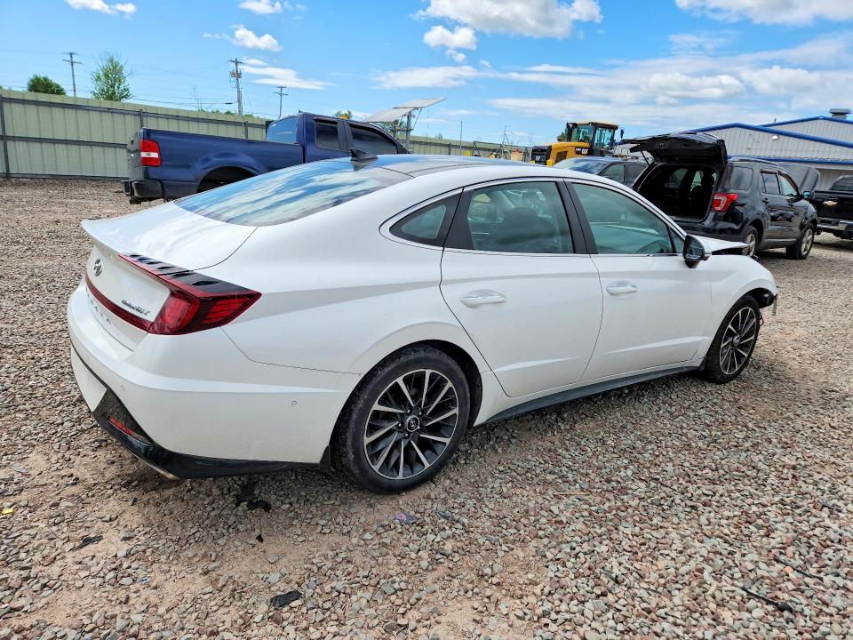 2023 Hyundai Sonata VIN KMHL34J21PA251041 COPART salvage auction — FRONT END, NY - MV-907A SALVAGE CERTIFICATE, sold $7,500 on 2026-07-15 (photo 3)