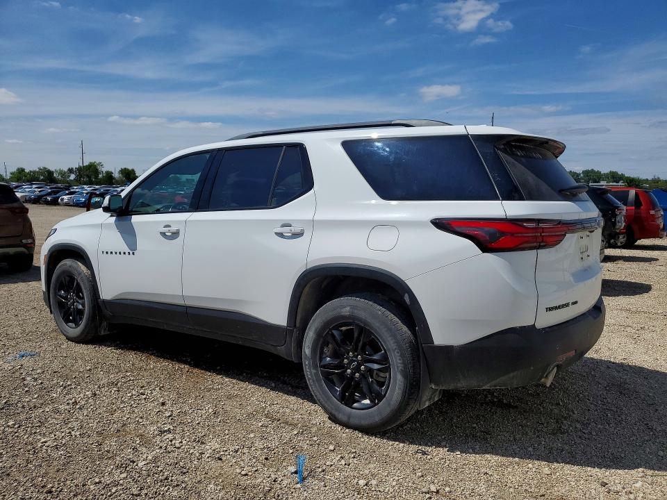 2022 Chevrolet Traverse VIN 1GNEVHKW3NJ117314 COPART salvage auction — HAIL, Ia - Cert Of Title-Salvage Title, sold $1,250 on 2026-07-29 (photo 2)