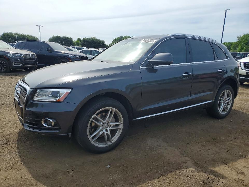 2017 Audi Q5 VIN WA1L2AFP8HA012172 COPART salvage auction — FRONT END, Ct - Cert Of Title-Salvage, sold $1,600 on 2026-07-08 (photo 1)