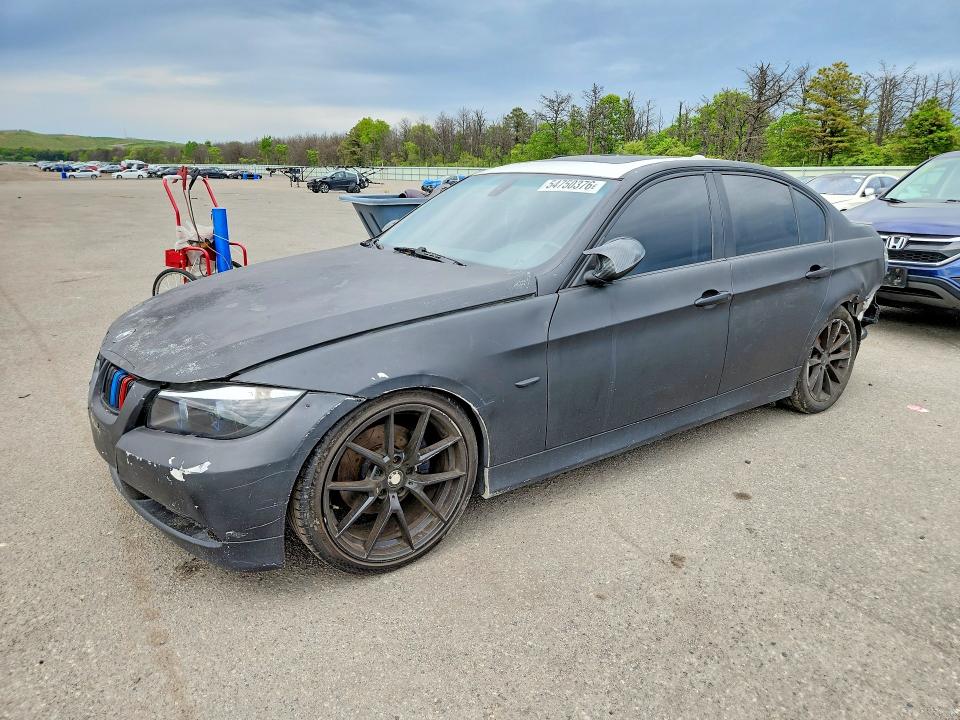 2008 BMW 3er VIN WBAVA37588NL44693 COPART salvage auction — REAR END, Wv - Salvage Certificate, sold $80 on 2026-07-08 (photo 1)
