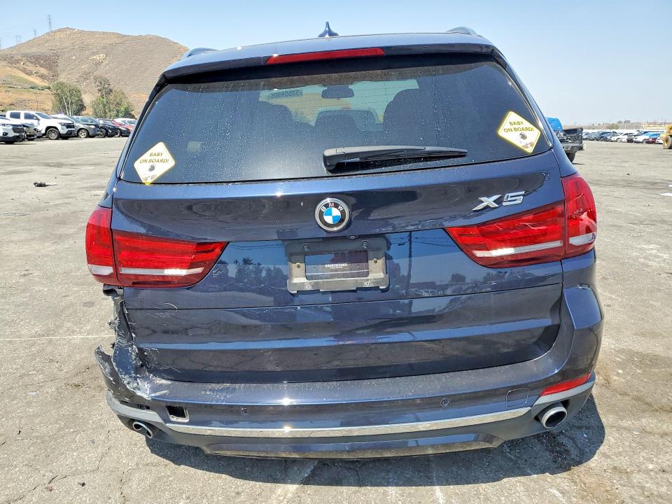 2017 BMW VIN 5UXKR2C38H0X04764 COPART salvage auction — REAR END, Ca - Salvage Certificate, sold $7,400 on 2026-07-06 (photo 6)