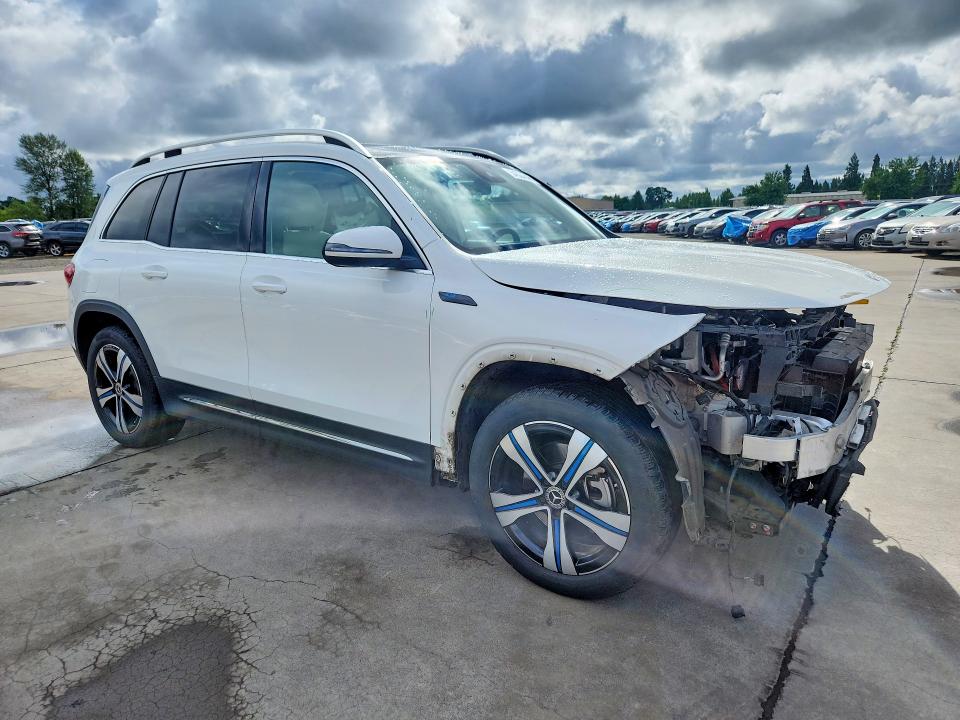 2022 Mercedes-benz Eqb VIN W1N9M0KB0NN009777 COPART salvage auction — FRONT END, Or - Salvage Title Certificate, sold $10,700 on 2026-07-13 (photo 4)