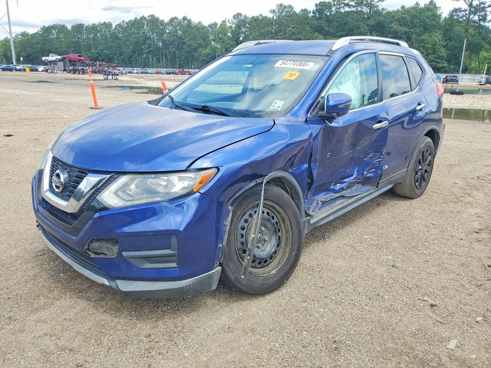 2017 Nissan Rogue VIN KNMAT2MT6HP513977 COPART salvage auction — SIDE, La - Cert Of Title-Salvage, sold $1,300 on 2026-07-10 (photo 1)