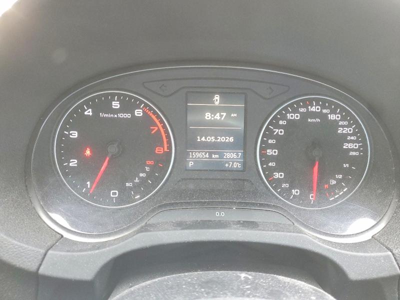 2015 Audi A3 VIN WAUACRFF0F1023824 COPART salvage auction — FRONT END, ON - PERMIT NO BRAND - UNFIT, sold $1,050 on 2026-07-28 (photo 9)