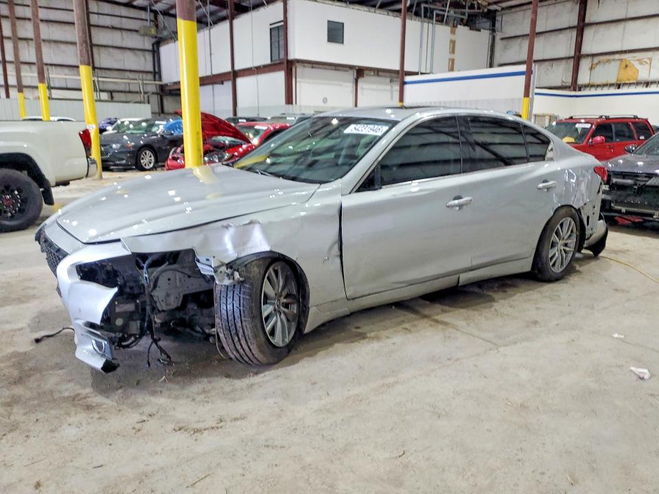 2015 Infiniti VIN JN1BV7AR8FM393816 COPART salvage auction — FRONT END, Ky - Cert Of Title-Salvage, sold $300 on 2026-07-22 (photo 1)