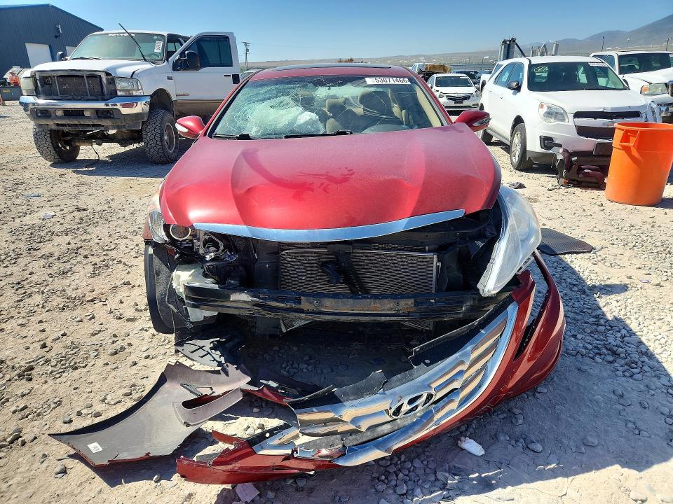 2013 Hyundai Sonata VIN 5NPEC4AC4DH702716 COPART salvage auction — FRONT END, Ut - Salvage Certificate, sold $150 on 2026-07-02 (photo 5)