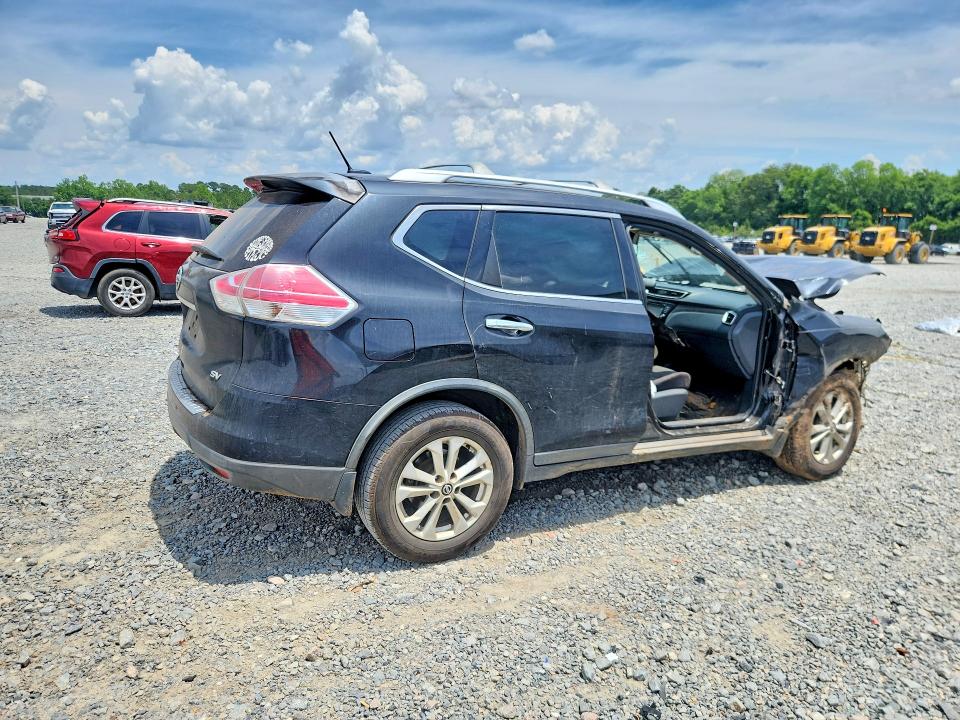 2016 Nissan Rogue VIN KNMAT2MT6GP729228 COPART salvage auction — FRONT END, Ga - Bill Of Sale - Parts Only, sold $325 on 2026-07-14 (photo 3)
