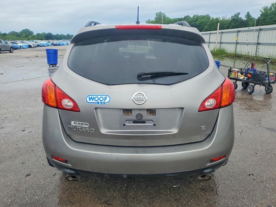 2009 Nissan Murano VIN JN8AZ18U49W011282 COPART salvage auction — FRONT END, Al - Cert Of Title-Salvage Title, sold $325 on 2026-07-09 (photo 6)