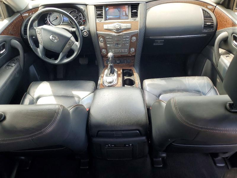 2017 Nissan Armada VIN JN8AY2NC0H9511425 COPART salvage auction — FRONT END, Il - Salvage Certificate, sold $6,300 on 2026-07-07 (photo 8)