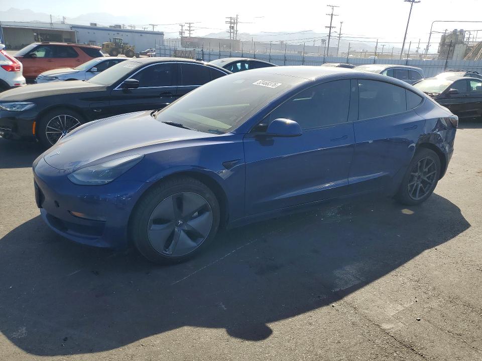2022 Tesla Model 3 VIN 5YJ3E1EA4NF288491 COPART salvage auction — REAR END, Salvage Title, sold $6,000 on 2026-07-13 (photo 1)