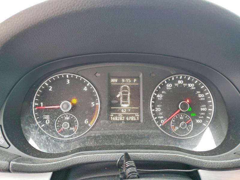 2013 Volkswagen Passat VIN 1VWBN7A38DC147342 COPART salvage auction — REAR END, TX - SALVAGE VEHICLE TITLE, sold $525 on 2026-07-09 (photo 9)