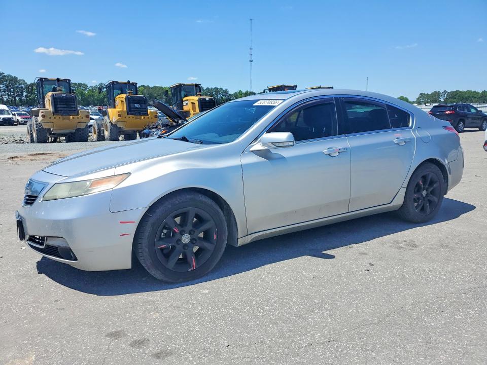 2013 Acura Tl VIN 19UUA8F53DA014170 COPART salvage auction — FRONT END, Nc - Salvage Certificate Of Title, sold $275 on 2026-07-09 (photo 1)