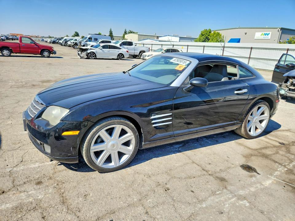 2005 Chrysler Crossfire VIN 1C3AN69LX5X026484 COPART salvage auction — SIDE, Ca - Dis/Dlr/Exp Only Clean Title (P), sold $650 on 2026-07-10 (photo 1)