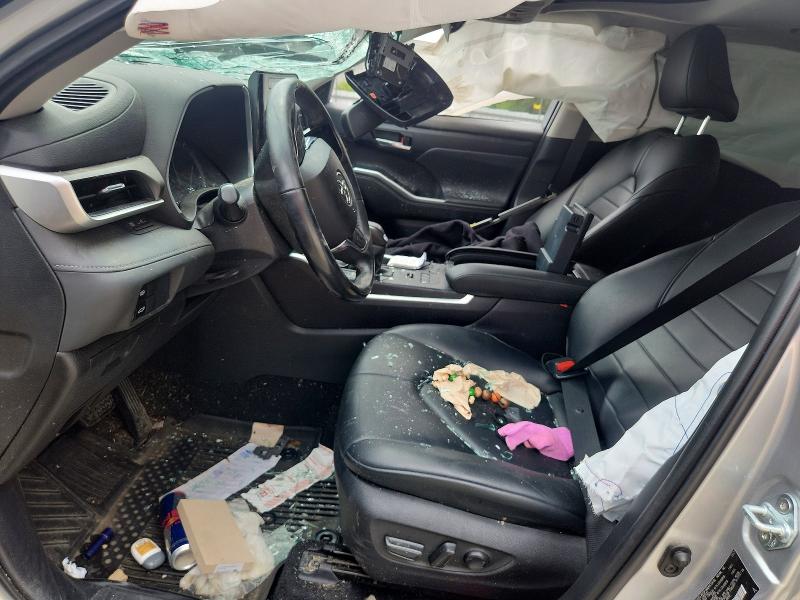 2021 Toyota Highlander VIN 5TDGZRBH4MS546931 COPART salvage auction — ROOF, Salvage Title, sold $275 on 2026-07-24 (photo 7)