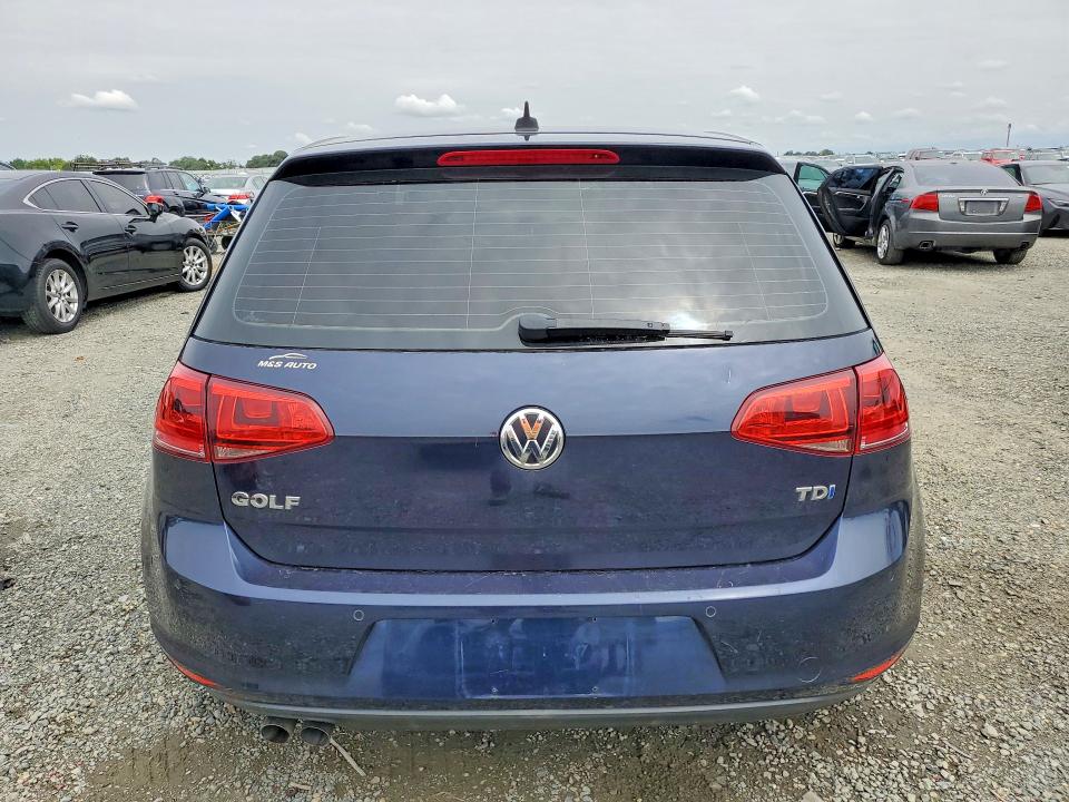 2015 Volkswagen Golf VIN 3VW2A7AU4FM082530 COPART salvage auction — MINOR DENT/SCRATCHES, Ca - Salvage Certificate, sold $2,650 on 2026-07-02 (photo 6)