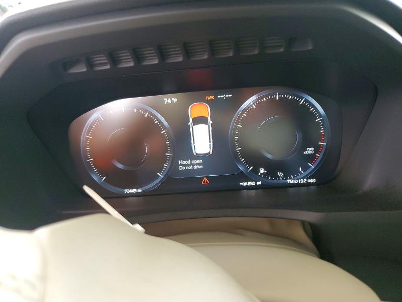 2020 Volvo Xc90 VIN YV4A22PK1L1572451 COPART salvage auction — FRONT END, Ga - Cert Of Title-Salvage, sold $7,900 on 2026-07-25 (photo 9)