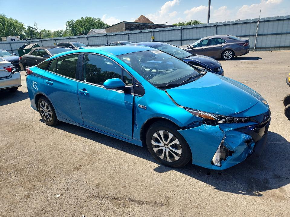 2022 Toyota Prius VIN JTDKAMFP8N3227251 COPART salvage auction — FRONT END, NJ - CERT OF TITLE-SALVAGE, sold $8,800 on 2026-07-28 (photo 4)