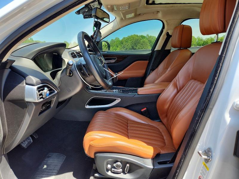 2018 Jaguar F-pace VIN SADCN2EV0JA242365 COPART salvage auction — FRONT END, Va - Cert Of Title - Salvage, sold $4,200 on 2026-07-20 (photo 7)