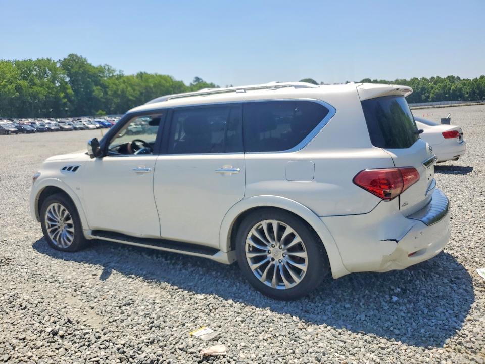 2017 Infiniti Qx80 VIN JN8AZ2NE6H9153780 COPART salvage auction — NORMAL WEAR, Wv - Dealer Only Clean Title, sold $5,500 on 2026-07-29 (photo 2)