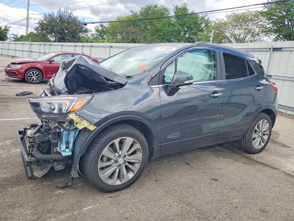2018 Buick Encore VIN KL4CJASB5JB555590 COPART salvage auction — FRONT END, Oh - Cert Of Title-Salvage, sold $80 on 2026-07-15 (photo 1)
