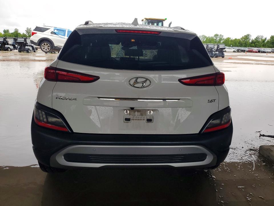 2023 Hyundai Kona VIN KM8K53A32PU982990 COPART salvage auction — ROLLOVER, Tx - Salvage Vehicle Title, sold $2,600 on 2026-07-10 (photo 6)