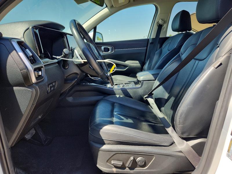 2023 Kia Sorento VIN KNDRHDLG5P5175857 COPART salvage auction — FRONT END, Ca - Salvage Certificate, sold $8,100 on 2026-07-10 (photo 7)