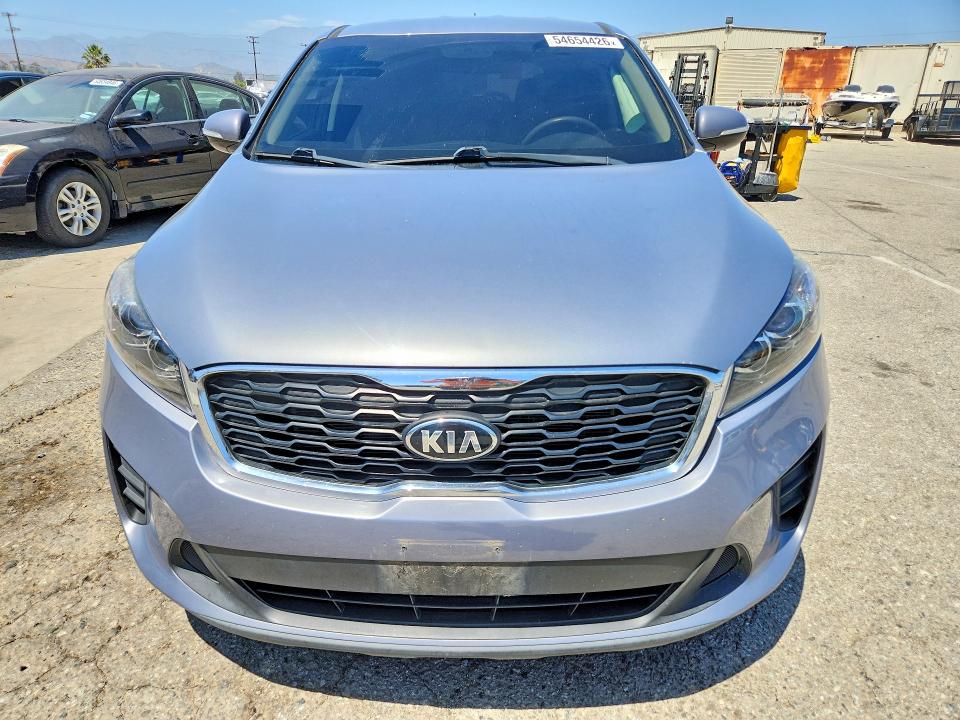 2020 Kia Sorento VIN 5XYPG4A55LG615489 COPART salvage auction — SIDE, CA - SALVAGE CERTIFICATE, sold $3,350 on 2026-07-24 (photo 5)