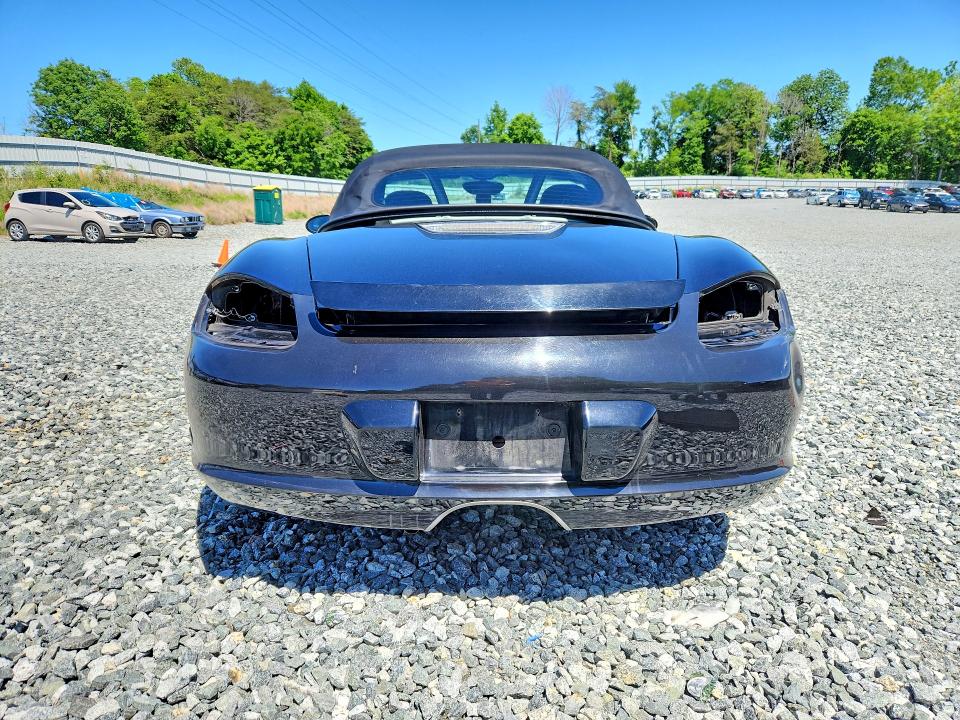 2005 Porsche Boxster VIN WP0CA29885U712531 COPART salvage auction — FRONT END, Nc - Salvage Certificate Of Title, sold $3,700 on 2026-07-15 (photo 6)