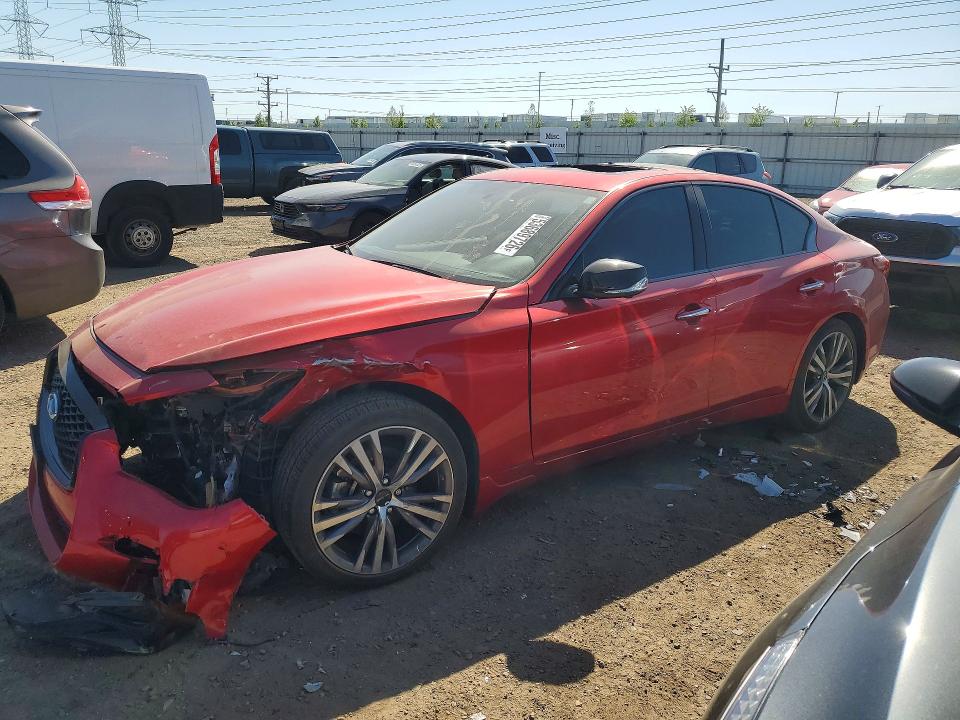 2023 Infiniti Q50 VIN JN1EV7CR2PM542345 — COPART salvage auction photo