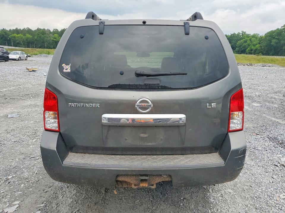 2008 Nissan Pathfinder VIN 5N1AR18B98C652935 COPART salvage auction — FRONT END, GA - CERT OF TITLE-SALVAGE, sold $775 on 2026-07-09 (photo 6)