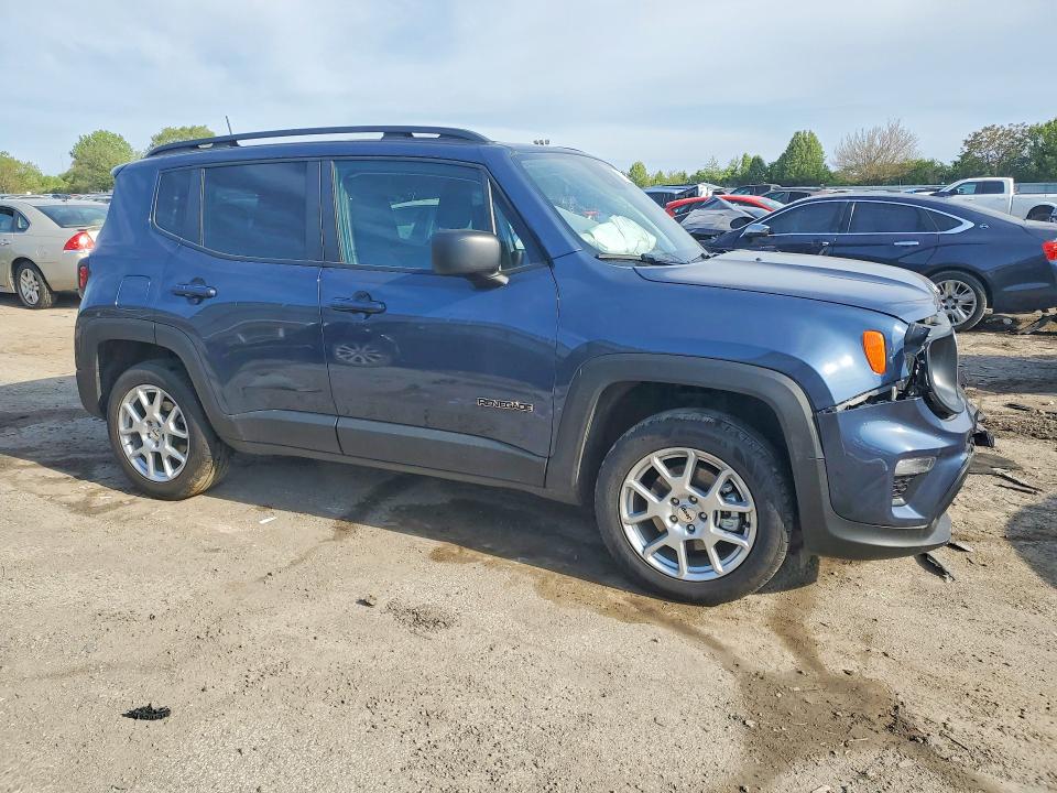 2022 Jeep Renegade VIN ZACNJDB15NPN44539 COPART salvage auction — FRONT END, In - Cert Of Title-Salvage Title, sold $2,600 on 2026-08-03 (photo 4)
