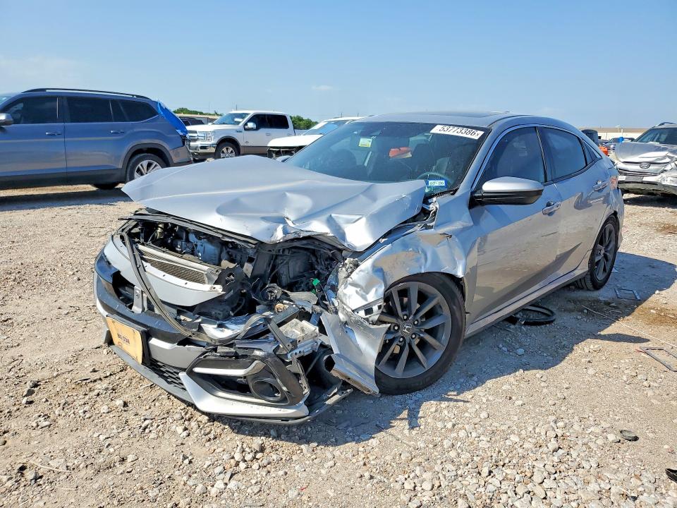 2020 Honda Civic VIN SHHFK7H61LU215798 COPART salvage auction — FRONT END, Tx - Salvage Vehicle Title, sold $3,700 on 2026-07-09 (photo 1)
