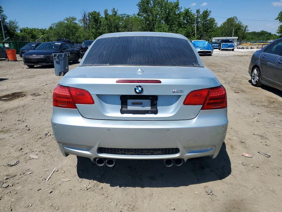 2011 BMW M3 VIN WBSDX9C58BE584381 COPART salvage auction — FRONT END, MD - CERT OF SALVAGE < 75% DAMAGE, sold $3,600 on 2026-07-28 (photo 6)