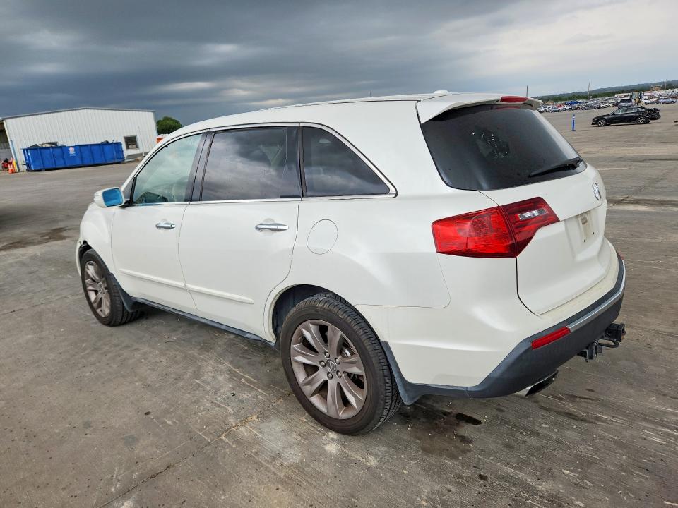 2013 Acura Mdx VIN 2HNYD2H62DH519963 COPART salvage auction — FRONT END, Tx - Salvage Vehicle Title, sold $1,700 on 2026-07-02 (photo 2)