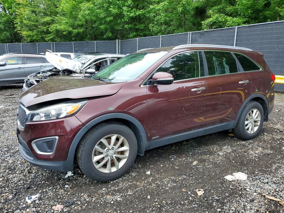 2016 Kia Sorento VIN 5XYPGDA35GG127082 COPART salvage auction — FRONT END, MD - CERT OF SALVAGE < 75% DAMAGE, sold $2,050 on 2026-07-24 (photo 1)