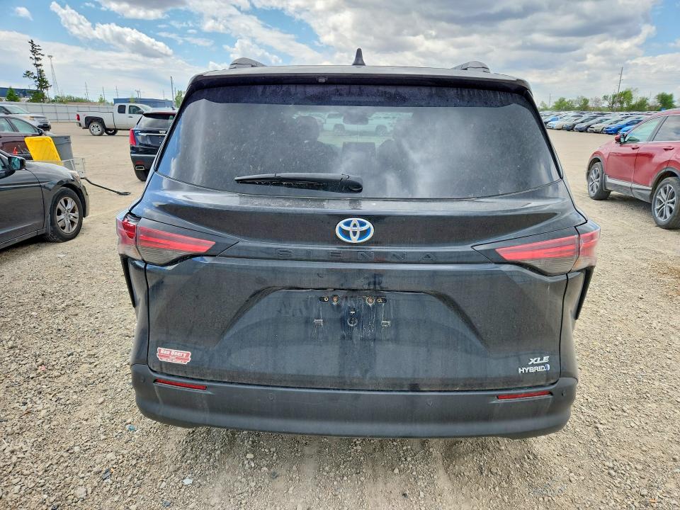 2021 Toyota VIN 5TDJRKEC4MS067504 COPART salvage auction — HAIL, Ia - Cert Of Title-Salvage Title, sold $13,300 on 2026-07-15 (photo 6)