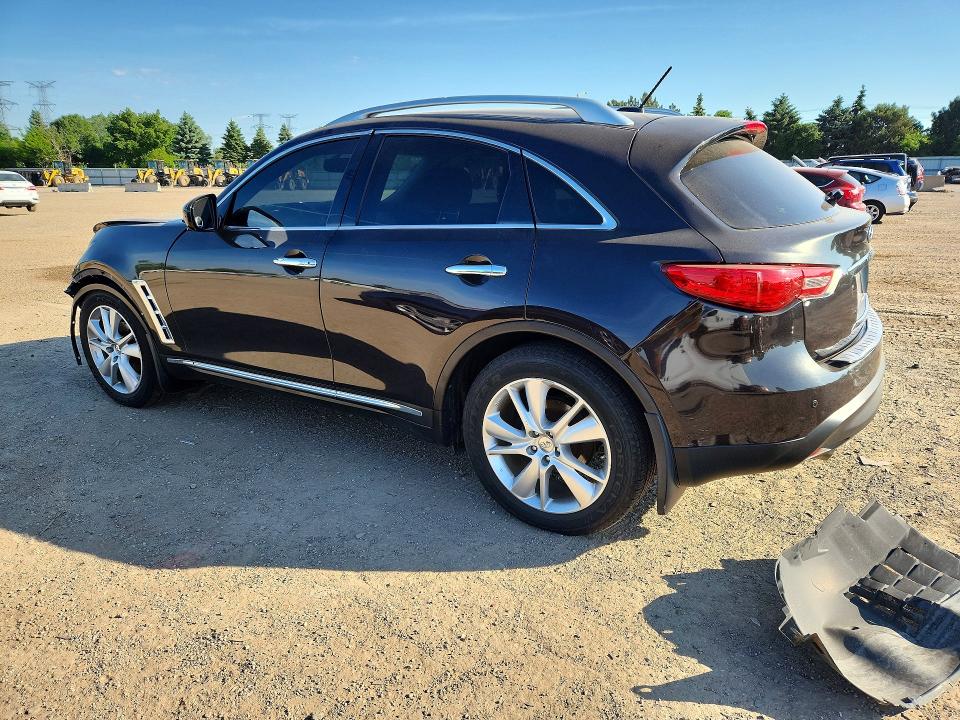 2013 Infiniti Fx VIN JN8CS1MW1DM170396 COPART salvage auction — FRONT END, IL - SALVAGE CERTIFICATE, sold $1,050 on 2026-07-07 (photo 2)