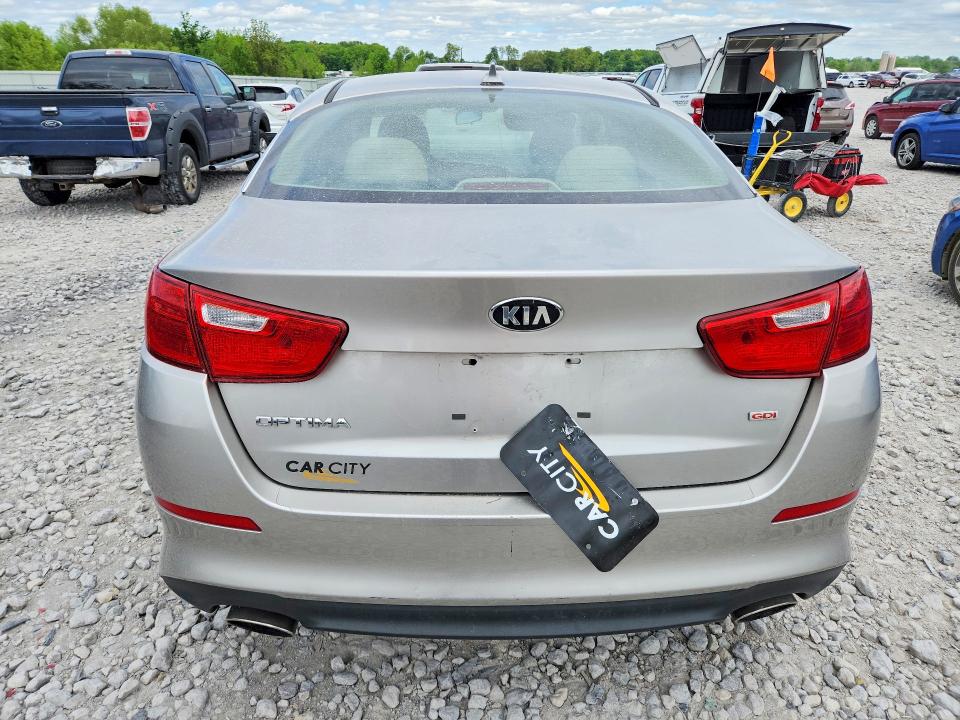 2015 Kia Optima VIN KNAGM4A78F5576000 COPART salvage auction — FRONT END, Mi - Cert Of Title-Salvage Vehicle, sold $525 on 2026-07-30 (photo 6)