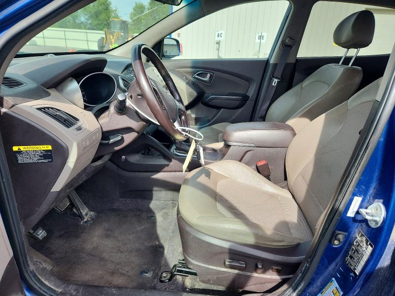2014 Hyundai Tucson VIN KM8JU3AG3EU923137 COPART salvage auction — FRONT END, Il - Salvage Certificate, sold $925 on 2026-07-20 (photo 7)