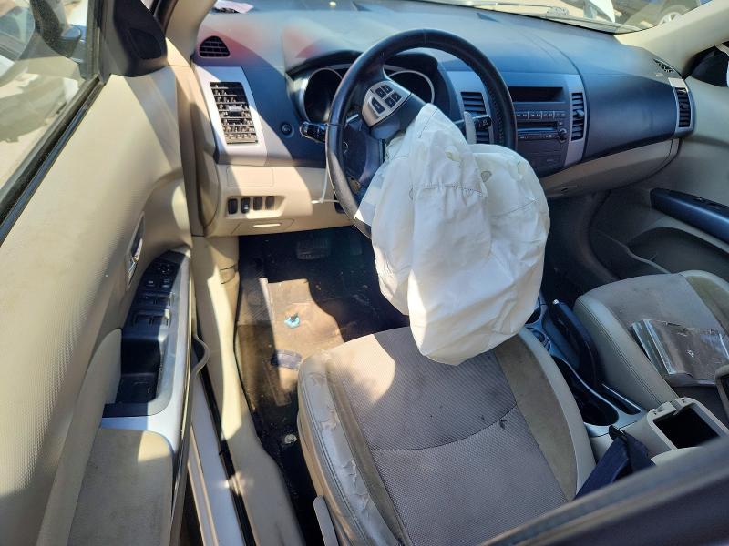 2012 Mitsubishi Outlander VIN JA4JT3AW9CU026930 COPART salvage auction — FRONT END, Pa - Certificate Of Salvage, sold $90 on 2026-07-23 (photo 8)